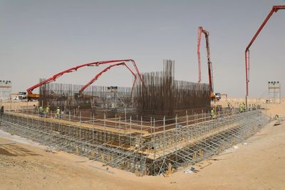 上海电气连续奋战41小时 迪拜光热工程完成集热塔混凝土浇筑